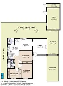 Floorplan of Homely house listing, 8 Cohen Court, Clovelly Park SA 5042