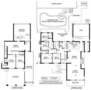 Floorplan of Homely house listing, 1 Basten Avenue, Seaview Downs SA 5049