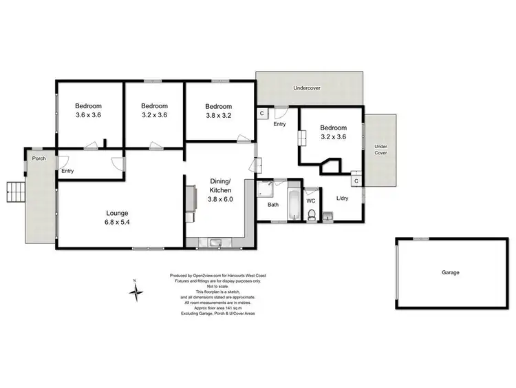 Floorplan of Homely house listing, 6 Esplanade, Rosebery TAS 7470