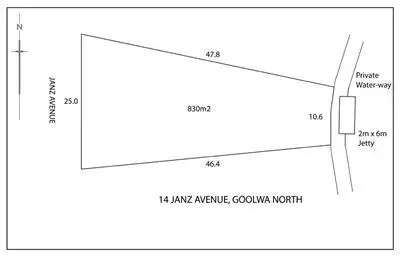Floorplan of Homely land listing, 14 Janz Avenue, Goolwa North SA 5214
