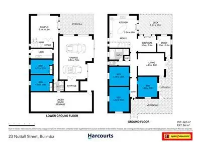 Floorplan of Homely house listing, 21 Nuttall Street, Bulimba QLD 4171