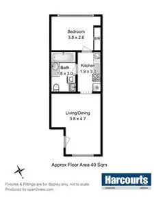 Floorplan of Homely unit listing, 18/4 Myella Drive, Berriedale TAS 7011