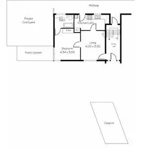 Floorplan of Homely unit listing, 1/11 Dulwich Avenue, Dulwich SA 5065
