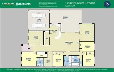 Floorplan of Homely house listing, 118 Bruce Street, Teesdale VIC 3328