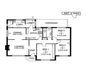 Floorplan of Homely house listing, 10 Grenfell Street, Hove SA 5048