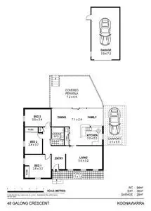 Floorplan of Homely house listing, 48 Galong Crescent, Koonawarra NSW 2530