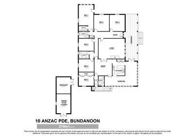 Floorplan of Homely house listing, 10 Anzac Parade, Bundanoon NSW 2578