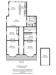 Floorplan of Homely house listing, 7 Albuera Street, Battery Point TAS 7004