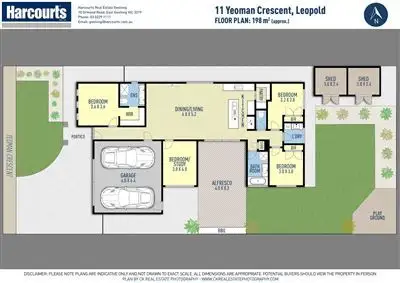 Floorplan of Homely house listing, 11 Yeoman Crescent, Leopold VIC 3224