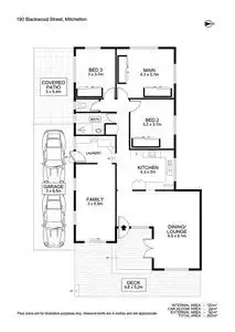 Floorplan of Homely house listing, 190 Blackwood Street, Mitchelton QLD 4053