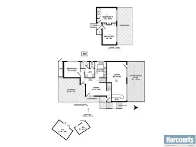Floorplan of Homely house listing, 5 Paringa Avenue, Marino SA 5049