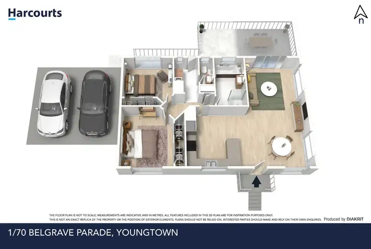 Floorplan of Homely house listing, 1/70 Belgrave Parade, Youngtown TAS 7249