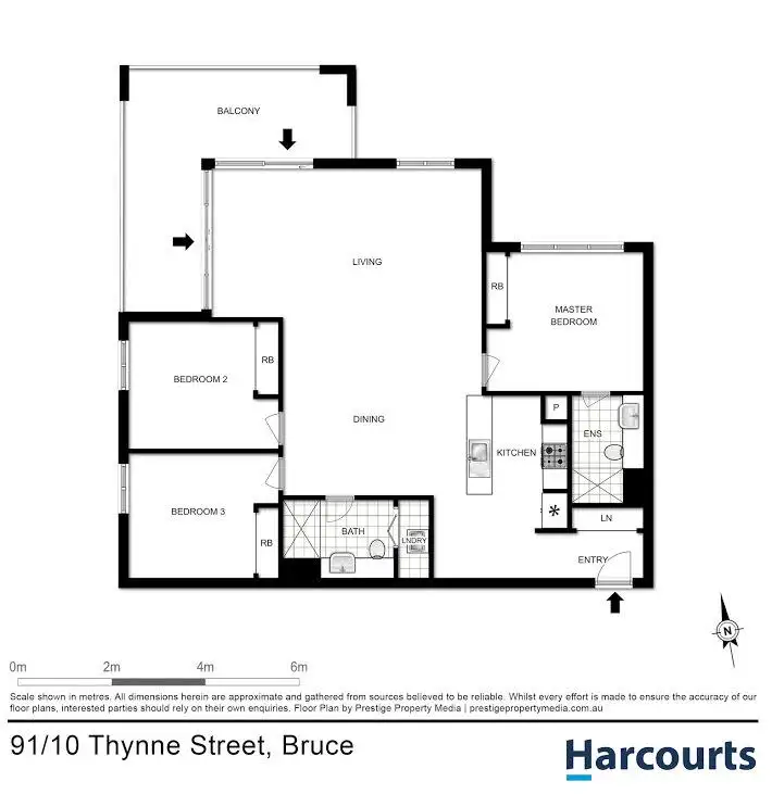 Floorplan of Homely apartment listing, 91/10 Thynne Street, Bruce ACT 2617