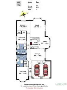 Floorplan of Homely house listing, 18 Potts Road, Evanston Park SA 5116