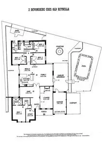 Floorplan of Homely house listing, 2 Devonshire Cres, Old Reynella SA 5161