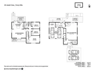 Floorplan of Homely house listing, 40 Joalah Crescent, Ferny Hills QLD 4055
