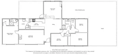 Floorplan of Homely house listing, 13 Forbes Ave, Jamestown SA 5491