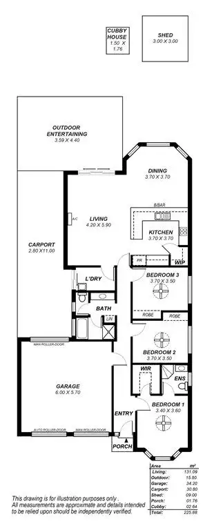 Floorplan of Homely house listing, 2 Stuart Street, Hillcrest SA 5086