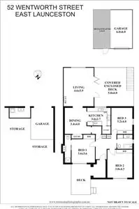 Floorplan of Homely house listing, 52 Wentworth Street, Newstead TAS 7250