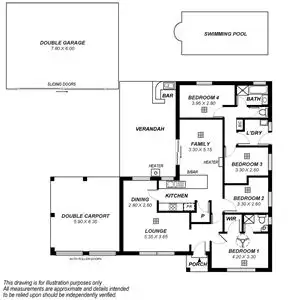 Floorplan of Homely house listing, 6 Mildren Court, Greenwith SA 5125