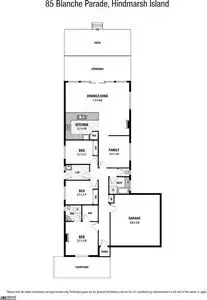 Floorplan of Homely house listing, 85 Blanche Parade, Hindmarsh Island SA 5214