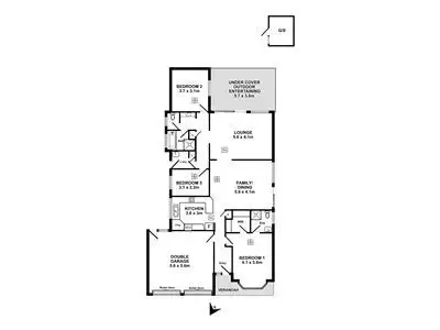 Floorplan of Homely house listing, 3 Honeyeater Crescent, Flagstaff Hill SA 5159