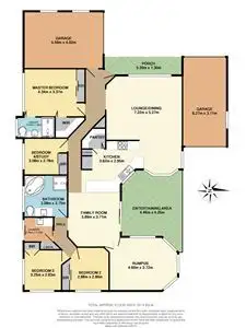 Floorplan of Homely house listing, 43 The Circuit, Flinders NSW 2529