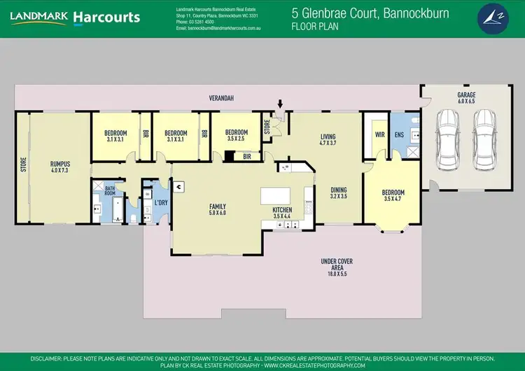 Floorplan of Homely house listing, 5 Glenbrae Court, Bannockburn VIC 3331
