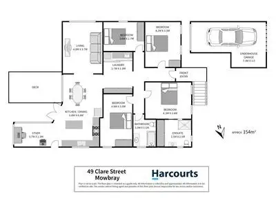 Floorplan of Homely house listing, 49 Clare Street, Mowbray TAS 7248