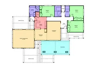Floorplan of Homely house listing, 13 Shaw Avenue, Wendouree VIC 3355