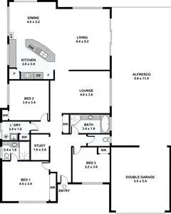 Floorplan of Homely house listing, 4 Tilbee Court, Bassendean WA 6054