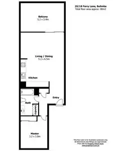 Floorplan of Homely apartment listing, 29/18 Ferry Lane, Bulimba QLD 4171
