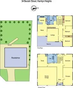 Floorplan of Homely house listing, 34 Beulah Street, Hamlyn Heights VIC 3215