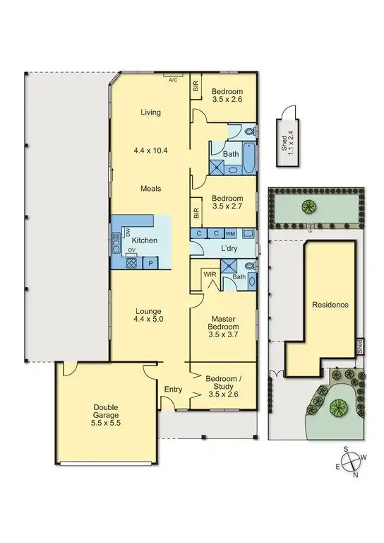 Floorplan of Homely house listing, 3 Rosewood Place, Craigieburn VIC 3064