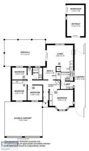 Floorplan of Homely house listing, 56 Camelot Drive, Paralowie SA 5108