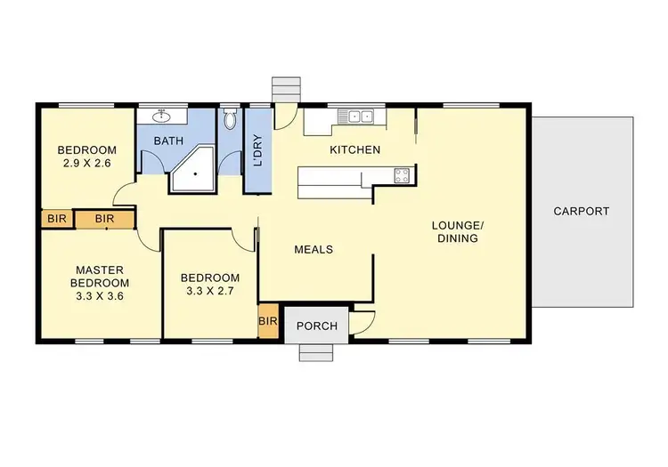 Floorplan of Homely house listing, 58 Greenaway Drive, Ferntree Gully VIC 3156
