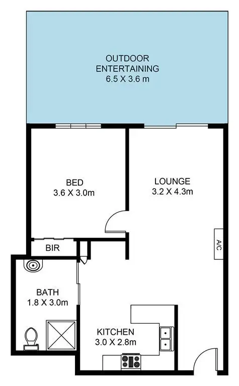 Floorplan of Homely unit listing, 16/18 Broadway, Glenelg South SA 5045