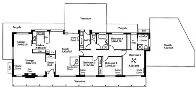 Floorplan of Homely house listing, 10 Ward Avenue, Eden Hills SA 5050