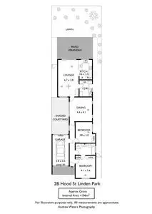 Floorplan of Homely house listing, 2B Hood Street, Linden Park SA 5065