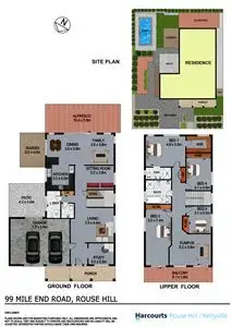 Floorplan of Homely house listing, 99 Mile End Road, Rouse Hill NSW 2155