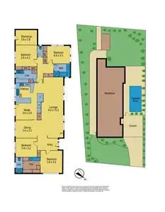 Floorplan of Homely house listing, 4 The Mews, Vermont VIC 3133