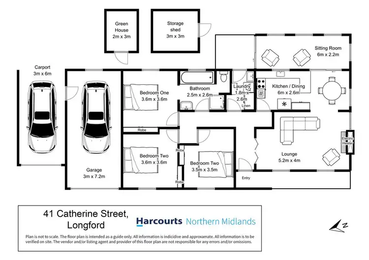 Floorplan of Homely house listing, 41 Catherine Street, Longford TAS 7301