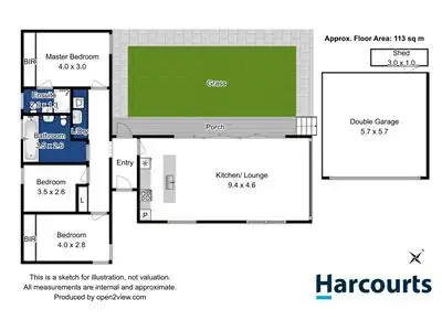 Floorplan of Homely townhouse listing, 7/9 Gormley Drive, Kingston TAS 7050