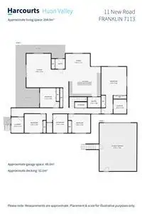 Floorplan of Homely house listing, 11 New Road, Franklin TAS 7113
