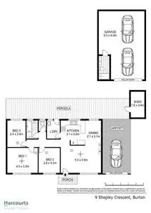 Floorplan of Homely house listing, 9 Shepley Crescent, Burton SA 5110
