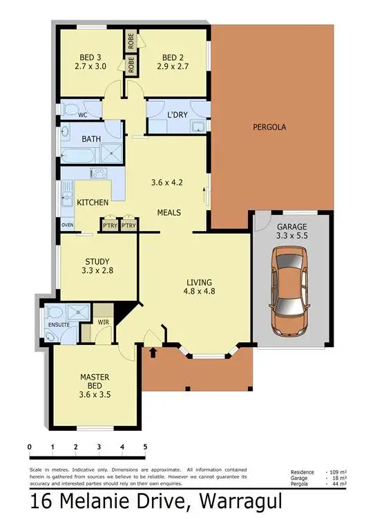 Floorplan of Homely house listing, 16 Melanie Drive, Warragul VIC 3820