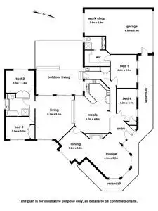 Floorplan of Homely house listing, 21 Murndal Court, Berwick VIC 3806