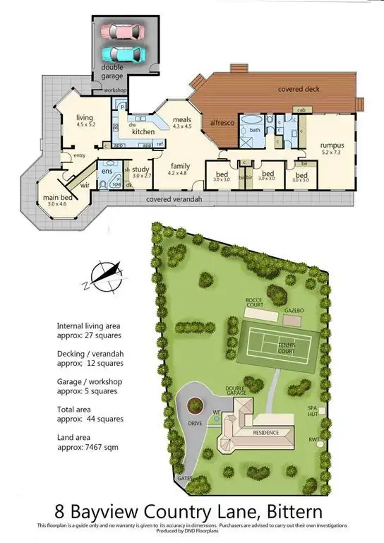 Floorplan of Homely house listing, 8 Bayview Country Lane, Bittern VIC 3918