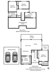 Floorplan of Homely house listing, 10 Nottingham Court, Lindisfarne TAS 7015