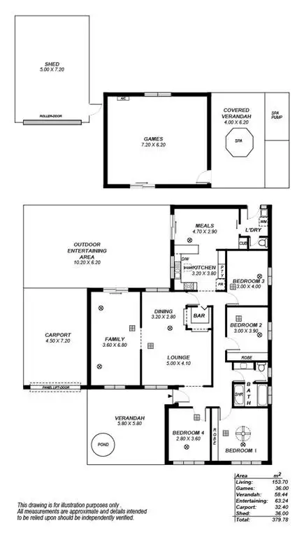 Floorplan of Homely house listing, 14 Ross Court, Reynella SA 5161